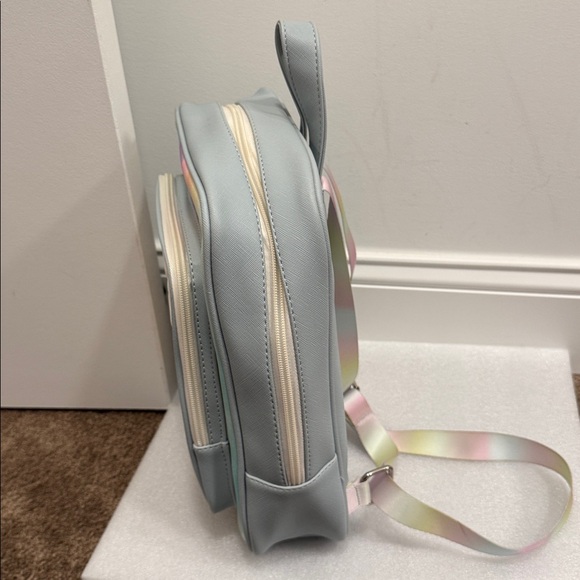 Betsey Johnson Rainbow Striped Quilted Backpack - Picture 2 of 8